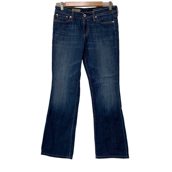 AG Adriano Goldschmied The Jessie Curvy Boot Cut Fit Dark Wash Sz 27 (29) USA - Picture 2 of 16
